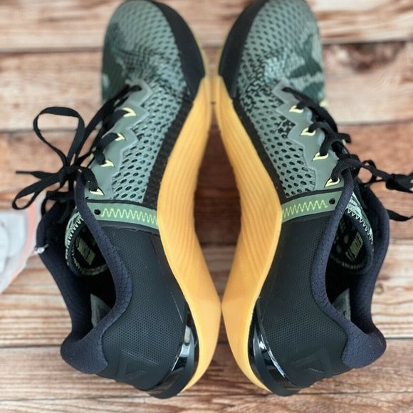 Nike Metcon 6 Training Weightlifting Athletic Shoes Mens Black Green CK9388-032 main image 7